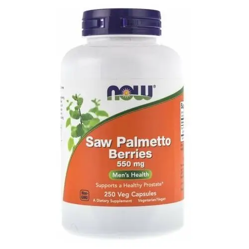 Saw Palmetto Berries NOW FOODS, 550 mg, 250 kapsułek