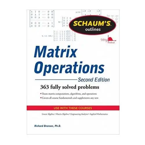 Schaum's outline of matrix operations Mcgraw-hill education - europe