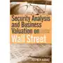Security Analysis and Business Valuation on Wall Street Hooke, Jeffrey C Sklep on-line