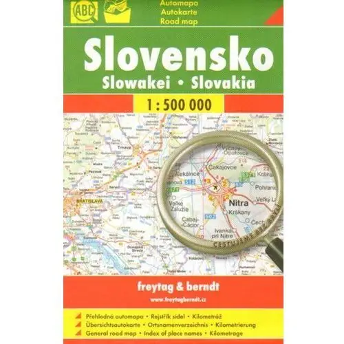 Automapa slovensko 1:500 000 (cestujeme bez brýlí) Shocart