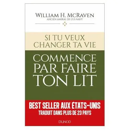 Si tu veux changer ta vie... commence par faire ton lit