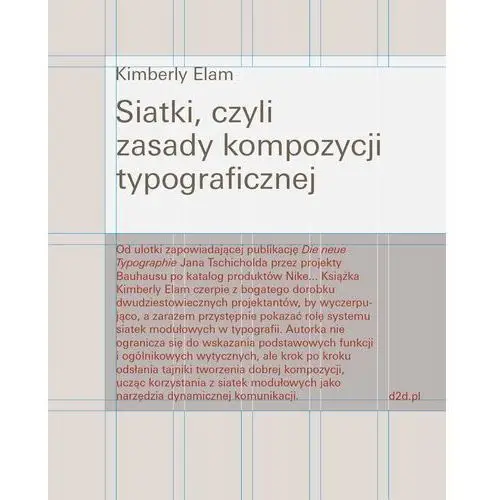 Siatki czyli zasady kompozycji typograficznej - Kimberly Elam - książka