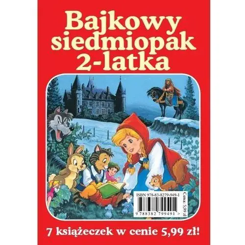 Pakiet bajkowy siedmiopak 2-latka