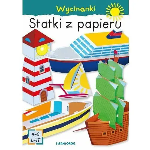 Statki z papieru. wycinanki