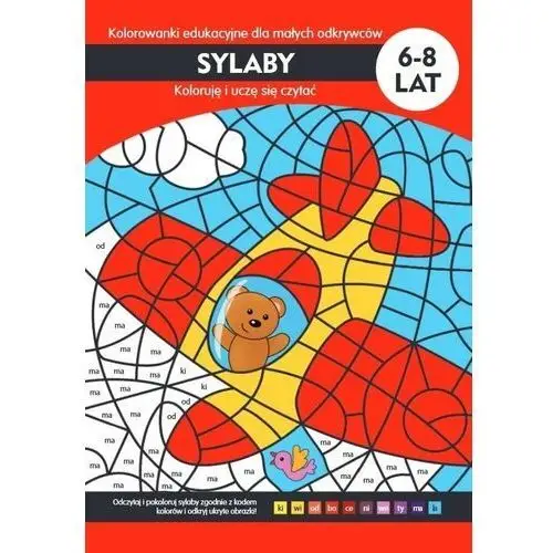 Siedmioróg Sylaby kolorowanki edukacyjne dla małych odkrywców