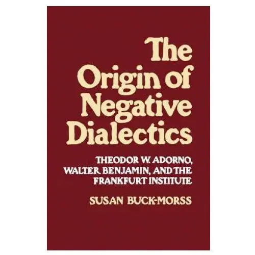 Simon & schuster Origin of negative dialectics