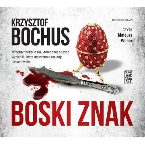 Boski znak - Audiobook - Bochus Krzysztof - książka