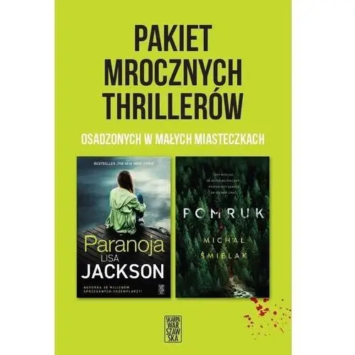 Pakiet mrocznych thrillerów osadzonych w małych miasteczkach: paranoja/pomruk Skarpa warszawska