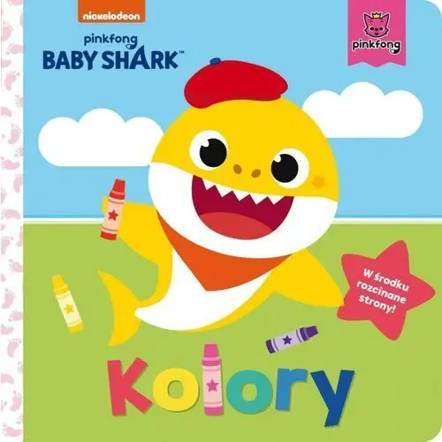 Słowne (dawniej burda książki) Kolory. baby shark. kartonowa książka dla najmłodszych 2