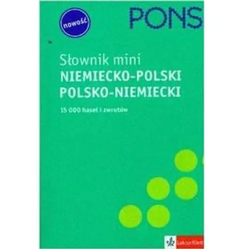 Słownik mini niemiecko-polski, polsko-niemiecki PONS