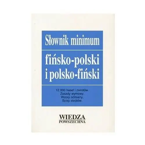 Słownik minimum fińsko-polski, polsko-fiński