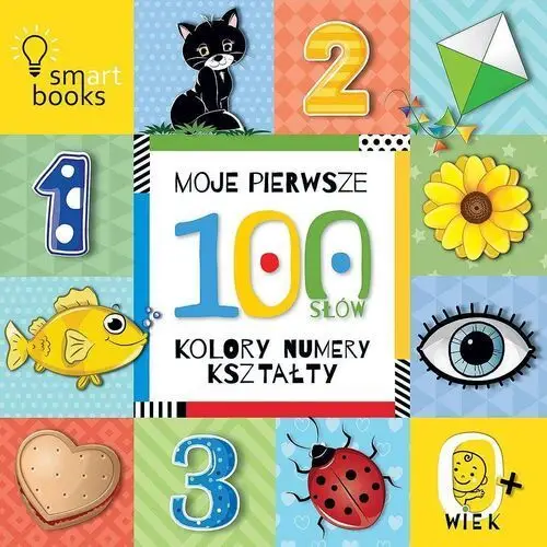Moje pierwsze 100 słów. kolory, numery, kształty. 0+ Smart books