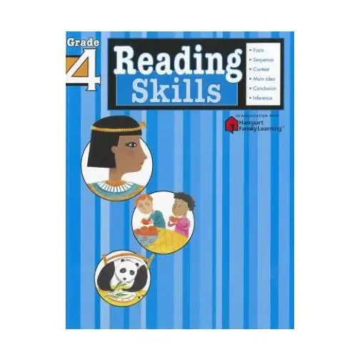 Reading Skills: Grade 4 (Flash Kids Harcourt Family Learning)