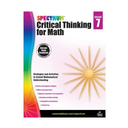 Spectrum critical thinking for math, grade 7