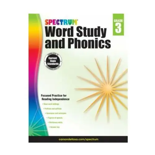 Spectrum Word Study and Phonics, Grade 3