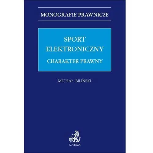 Sport elektroniczny. Charakter prawny