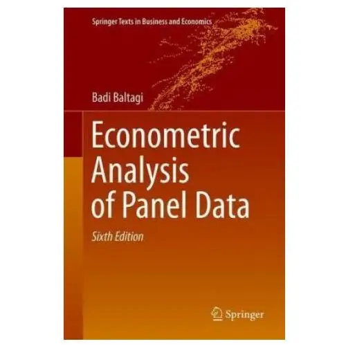 Springer nature switzerland ag Econometric analysis of panel data