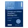 Springer-verlag gmbh Lösungen zum lehrbuch steuerlehre 1 rechtslage 2023 Sklep on-line