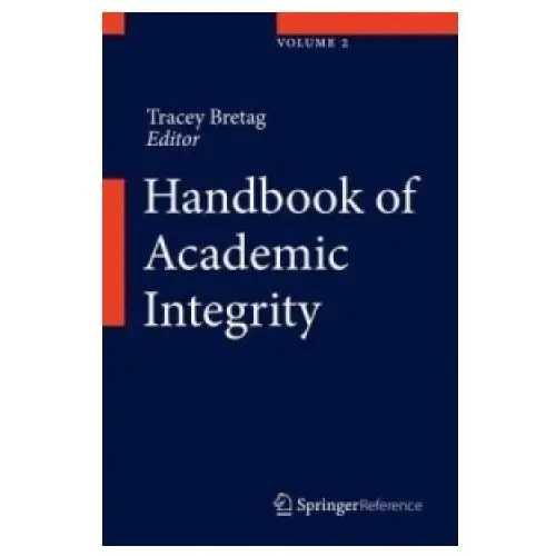 Springer verlag, singapore Handbook of academic integrity