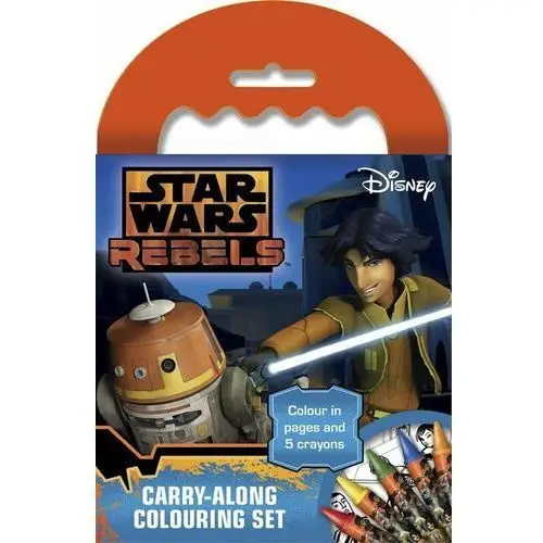 Star Wars Rebels. Mini blok kolorowanek z kredkami