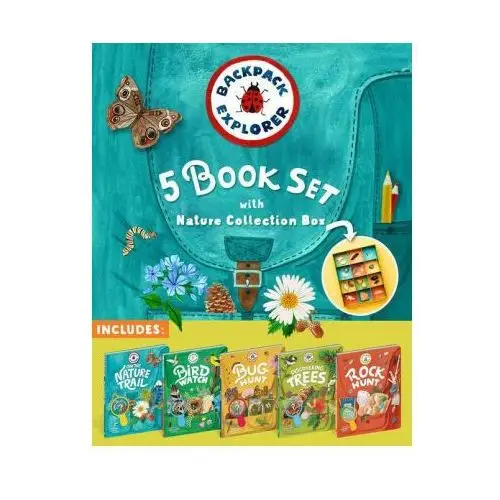 Backpack explorer 5-book set with nature collection box Storey pub