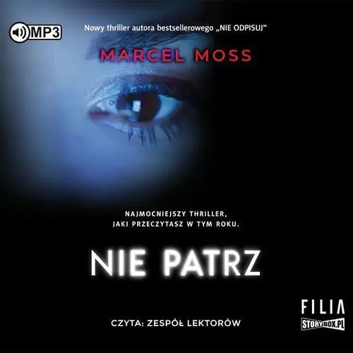 Nie patrz audiobook - marcel moss - książka Storybox