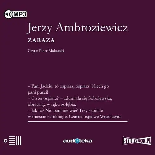 Zaraza audiobook - Ambroziewicz Jerzy - książka