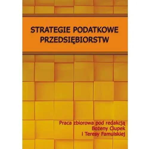 Strategie podatkowe przedsiębiorstw