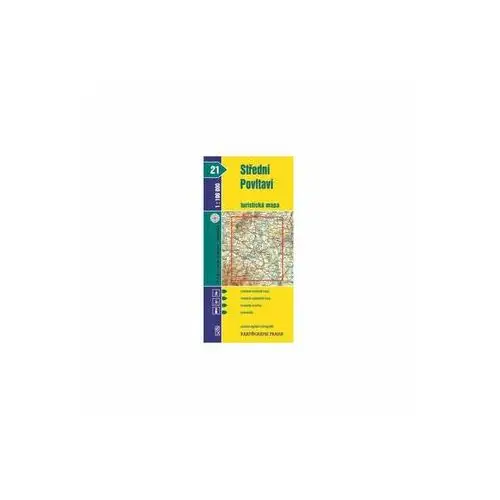 Střední Povltaví turistická mapa 1:100 000