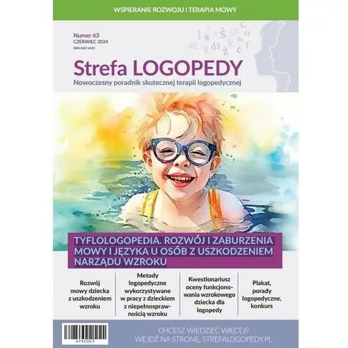 Strefa LOGOPEDY, numer 63, Tyflologopedia. Rozwój i zaburzenia mowy i języka u osób z uszkodzeniem narządu wzroku