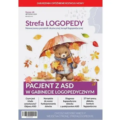 Strefa LOGOPEDY, numer 68, Pacjent z asd w gabinecie logopedycznym