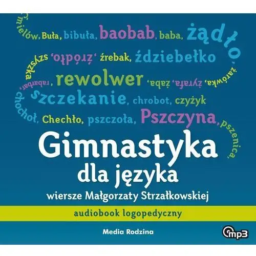 Cd mp gimnastyka dla języka audiobook logopedyczny Strzałkowska malgorzata