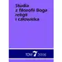 Studia z filozofii boga, religii i człowieka tom 7 Wydawnictwo uniwersytetu kardynała stefana wyszyńskiego Sklep on-line