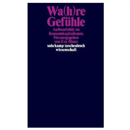 Suhrkamp verlag ag Wa(h)re gefühle