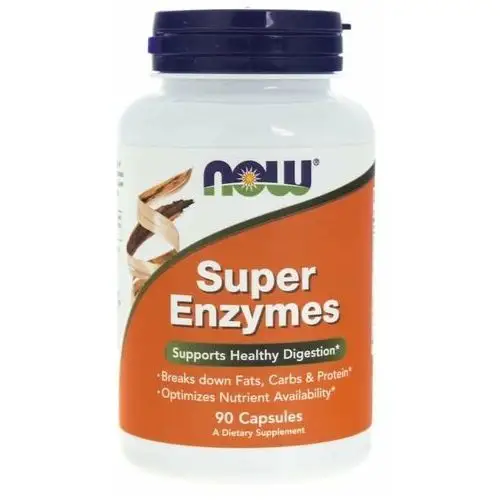 Super Enzymes NOW FOODS, 90 kapsułek