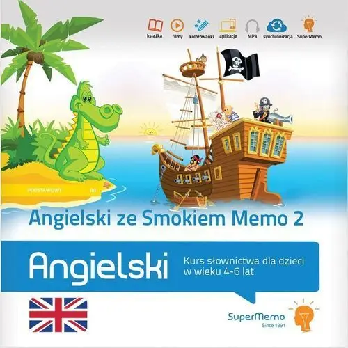 Supermemo world Angielski ze smokiem memo 2 (4-6 lat)