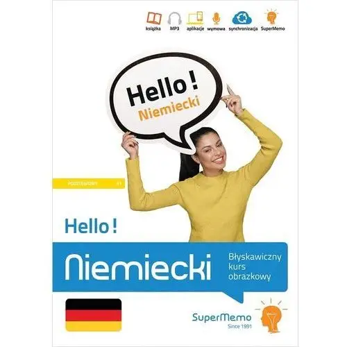 Hello! niemiecki. błyskawiczny kurs obrazkowy a1 Supermemo world