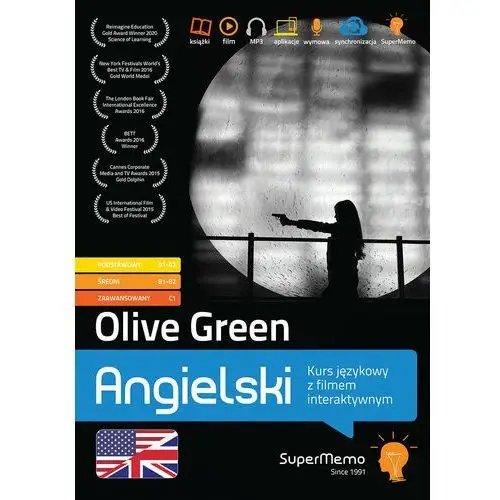Olive green. kurs językowy z filmem interaktywnym Supermemo world