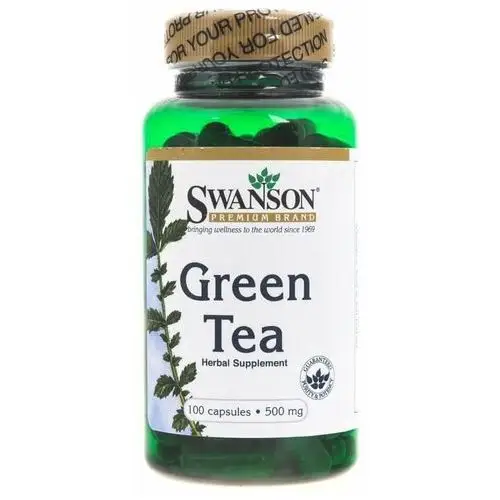 Suplement diety SWANSON Green Tea 500 mg, 100 kapsułek