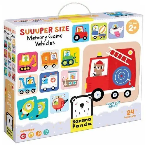 Suuuper Size Memory Game. Vehicles 2+