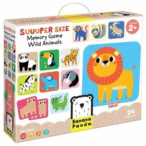 Suuuper Size Memory Game. Wild Animals 2+