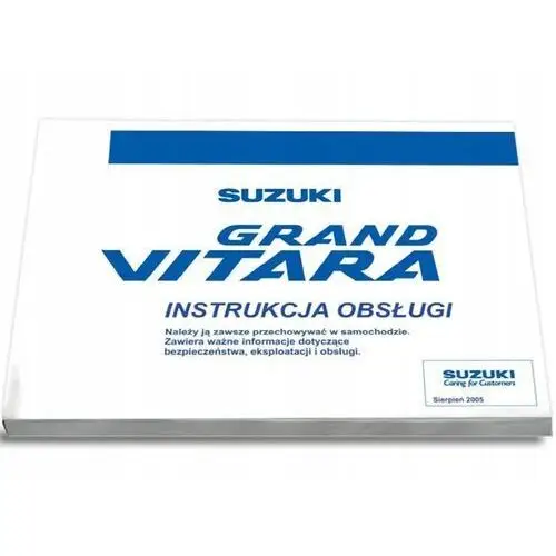 Suzuki Grand Vitara 2005-2008 Instrukcja