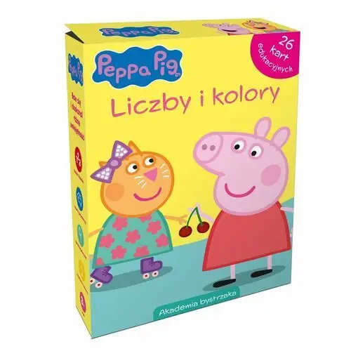 Świnka Peppa. Liczby i kolory. Akademia bystrzaka