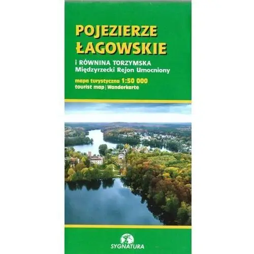 Map. tur. - pojezierze łagowskie i równina... Sygnatura