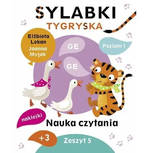 Sylabki Tygryska. Nauka czytania. Poziom 3. Zeszyt 5