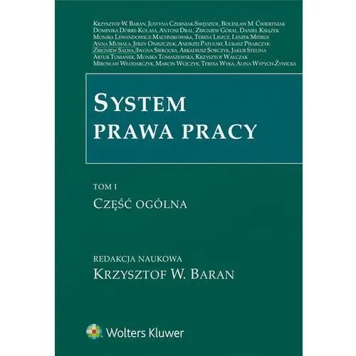 System prawa pracy. tom i. część ogólna