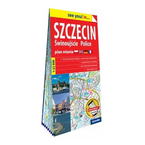 Szczecin. Plan miasta 1:22 000