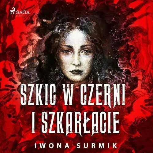 Szkic w czerni i szkarłacie