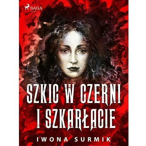 Szkic w czerni i szkarłacie