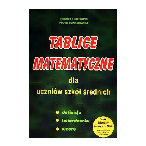 Tablice matematyczne dla uczniów szkół średnich